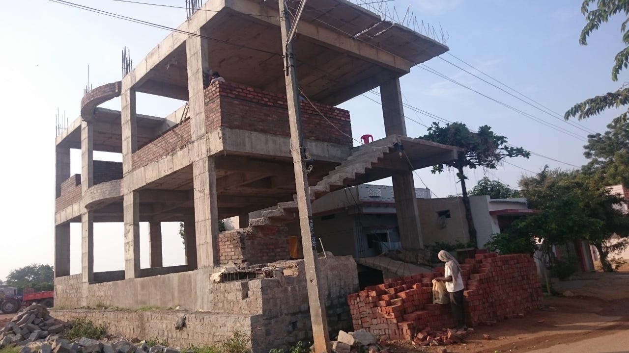 Multi-Storey RCC Building Under Construction