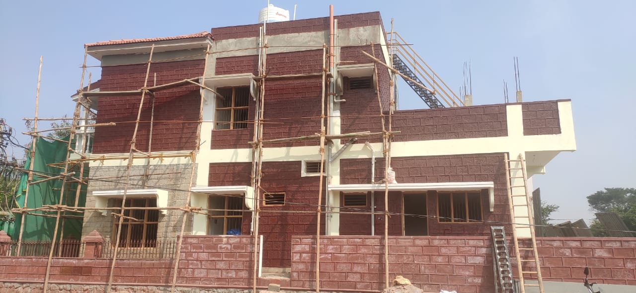 Independent House – Exterior Finishing Stage